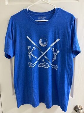 Kentucky Golf Graphic Tee in Royal Blue Large L